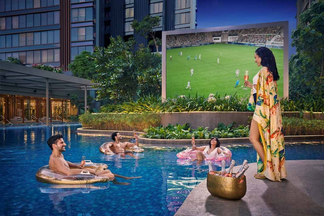 pool amphitheater