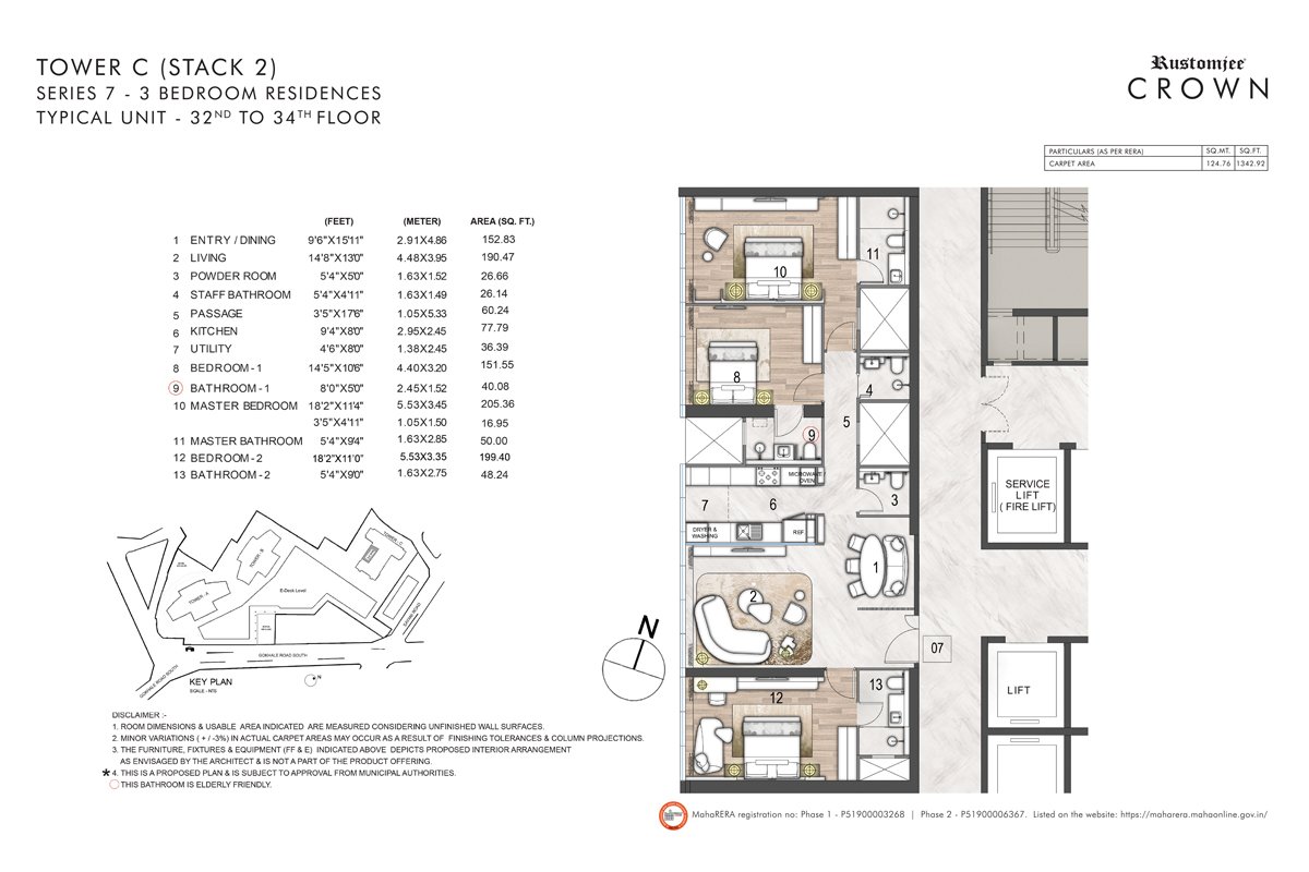 Tower C - 3BHK Series 7